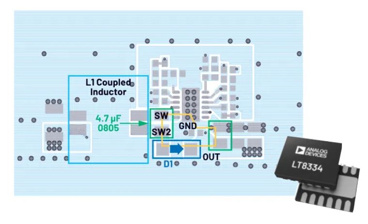 图5. LT8334单芯片40 V、5 A异步开关.JPG